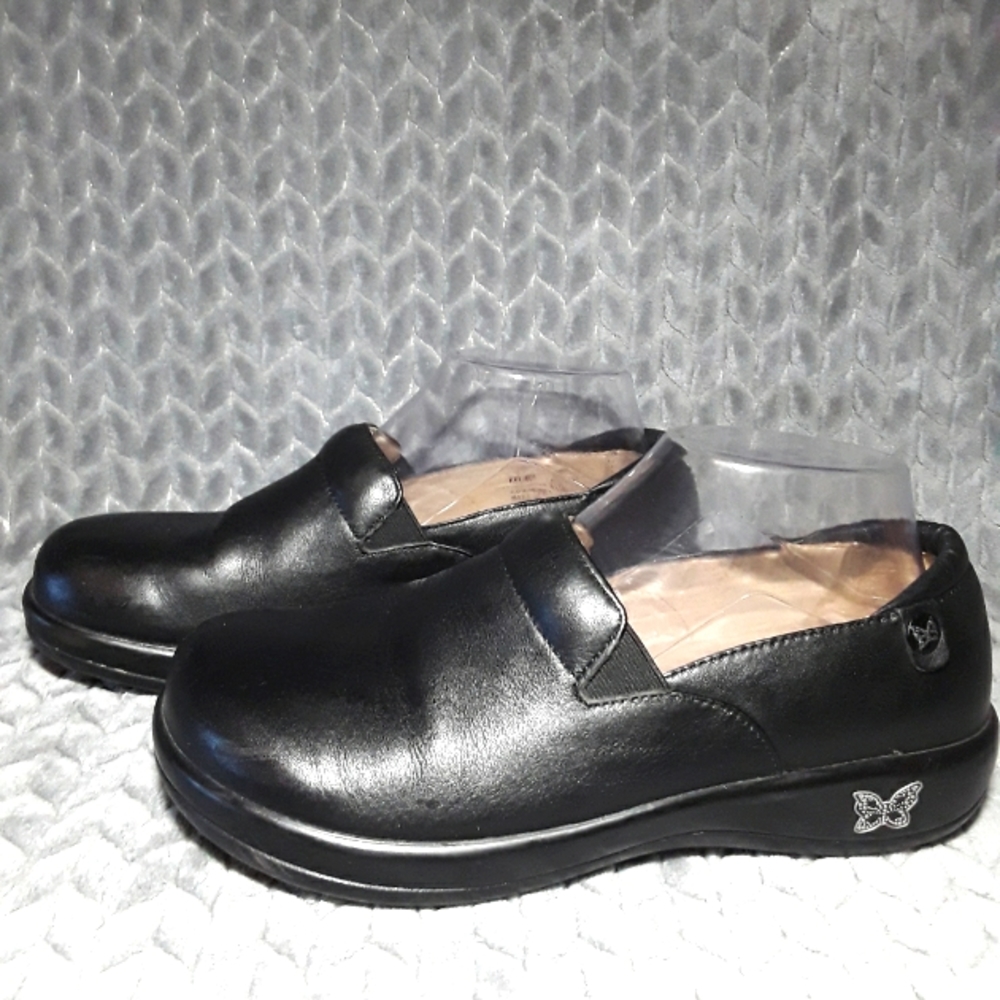 Alegria Keli Black Loafers Size 38